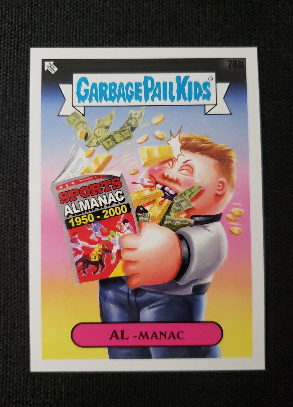 AL MANAC 78b GARBAGE PAIL KIDS 2022 BOOK WORMS BACK TO THE FUTURE GPK CARD 