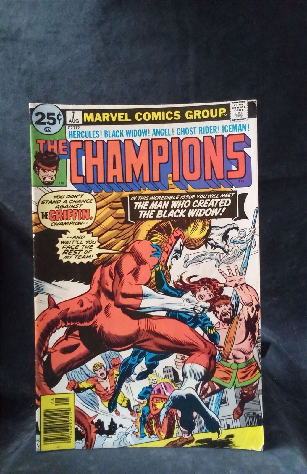 The Champions #7 1976 Marvel Comics Comic Book 