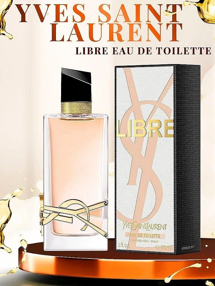 New Yves Saint Laurent Libre Eau De Toilette EDT Spray for Women 3.0 fl oz/90 ml