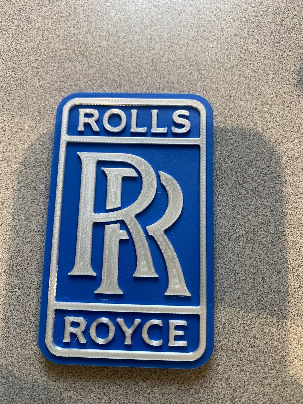 Rolls Royce plaque RR