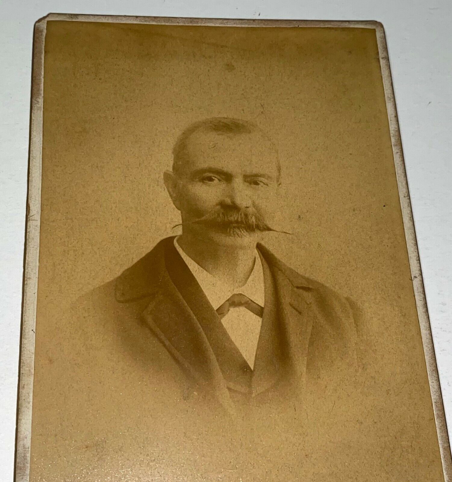Rare Antique Victorian ID\'d French Man Mr. Ruben Sennheim, France Cabinet Photo