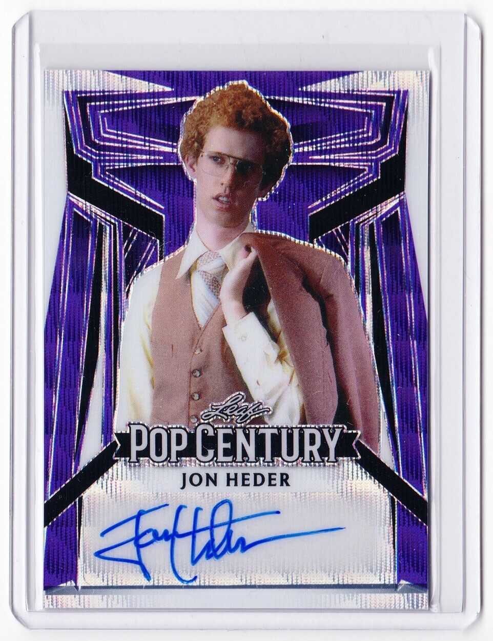 Jon Heder 2023 Pop Century Autograph Card # /12  Napoleon Dynamite Auto