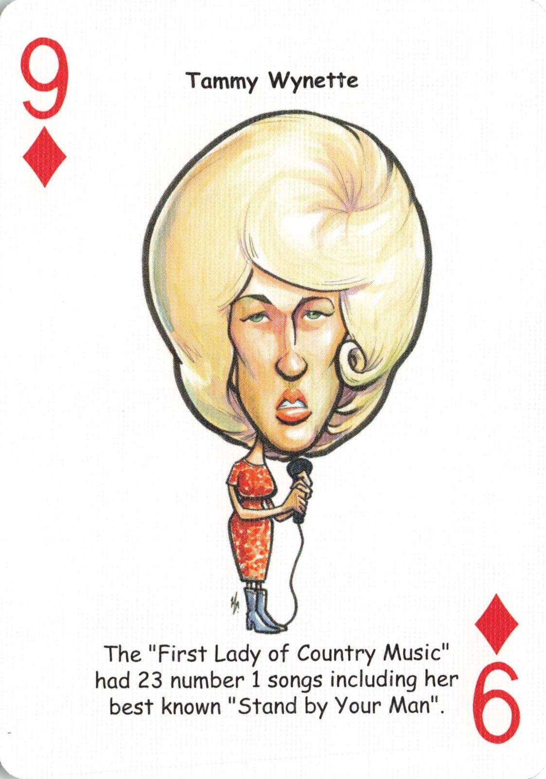 Tammy Wynette #9 2019 Hero Decks Country Music Legends Playing Cards