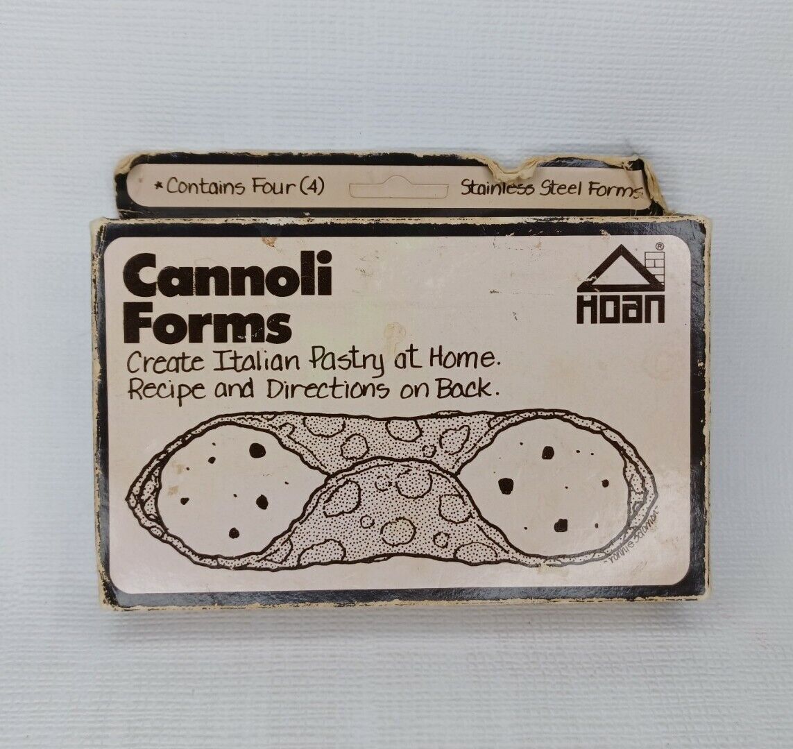 Hoan Cannoli Forms 4 In Original Box Create Italian Pastry At Home