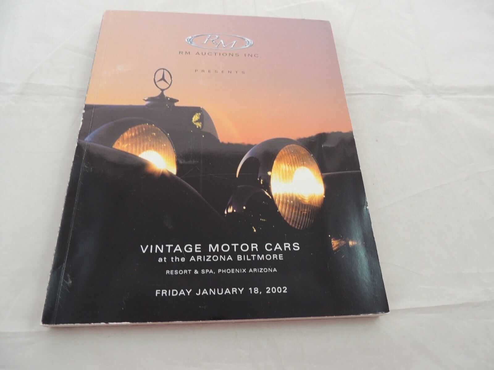 RM Auctions Vintage Motor Cars Arizona Biltmore January 18 2002 Catalog