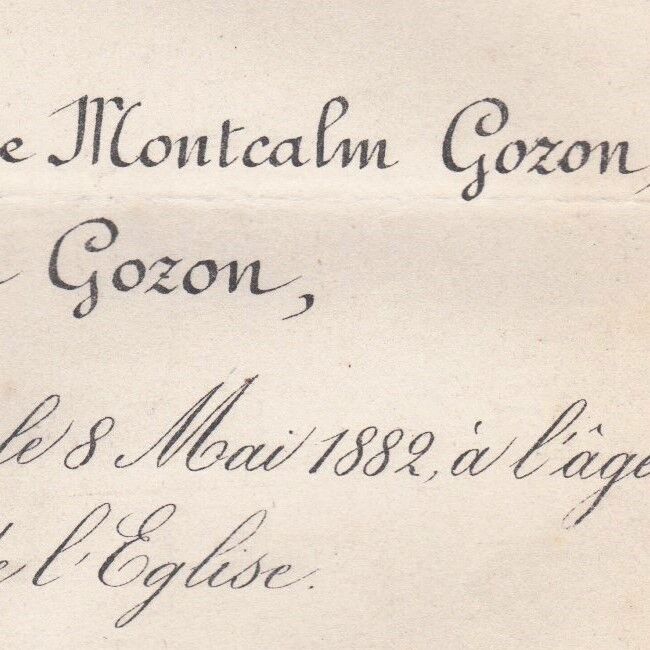 Gabrielle marie Adolphe de montcalm gozon marquise victor de montcalm gozon 1882
