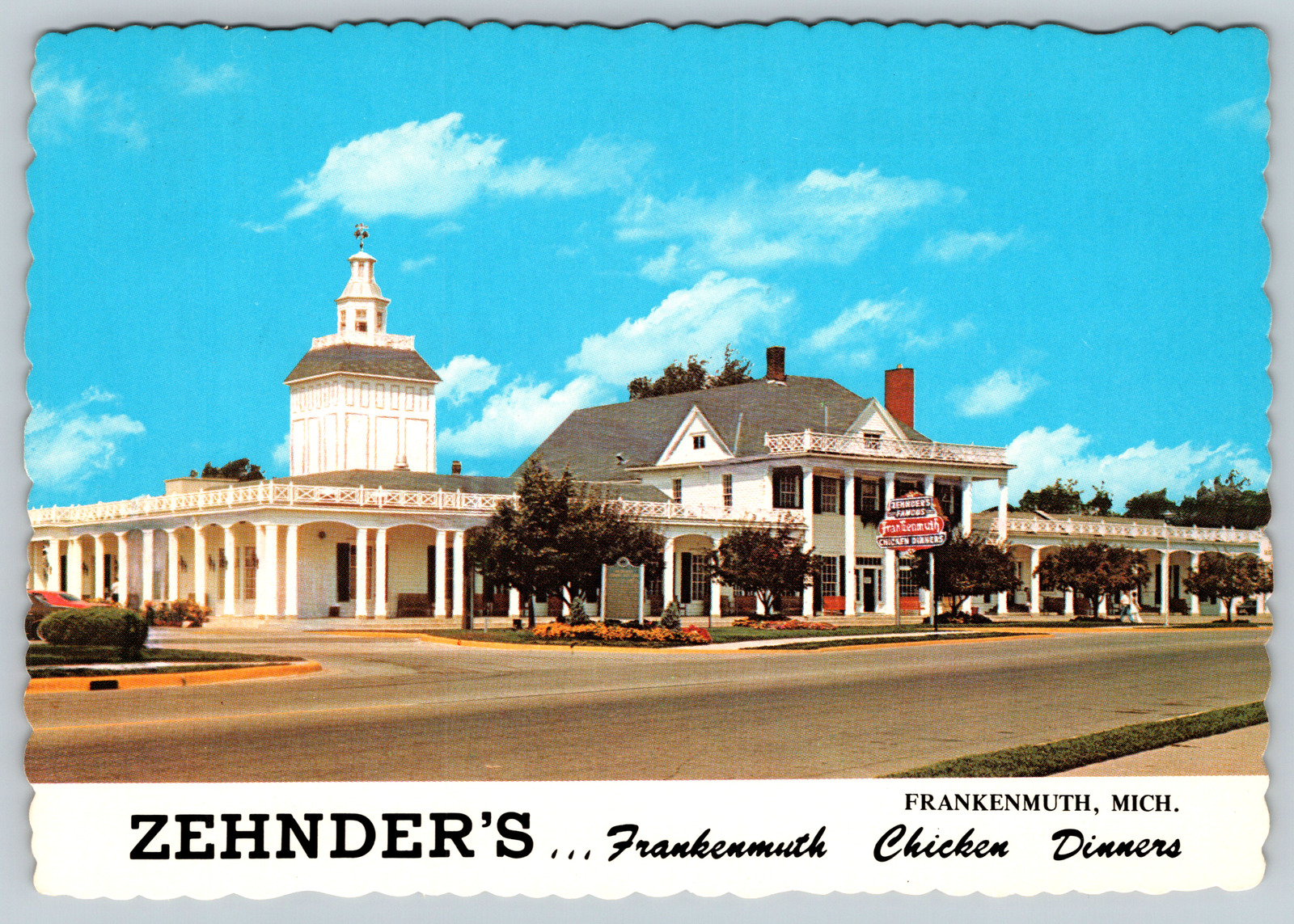 c1980s Zehnder\'s Frankenmuth Michigan Restaurant Vintage Postcard