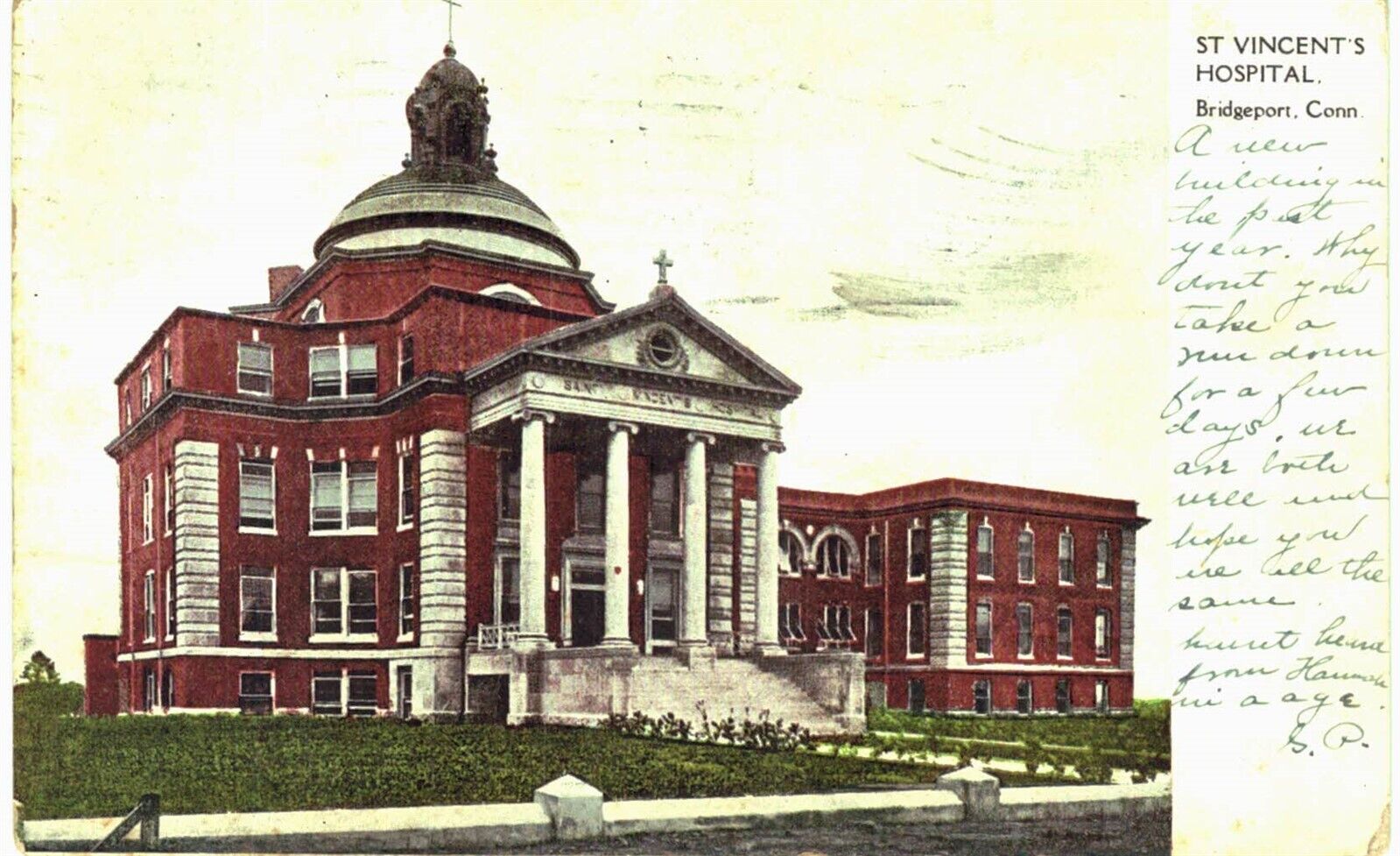Bridgeport St Vincent's Hospital 1905 1910 CT