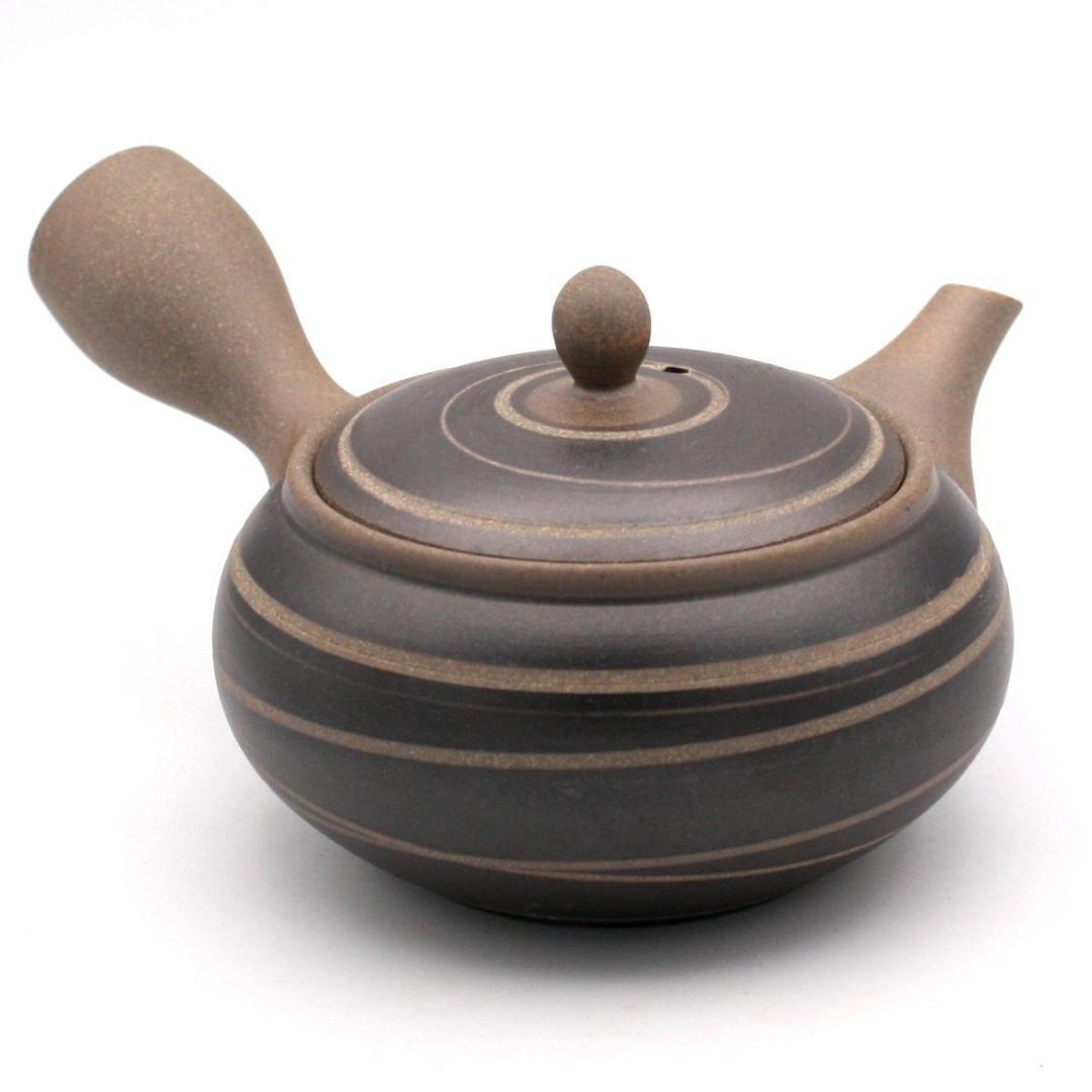 Sencha tea ceremony utensils Teapot  Outlet Tokoname Ware Burnt Spiral Made In J