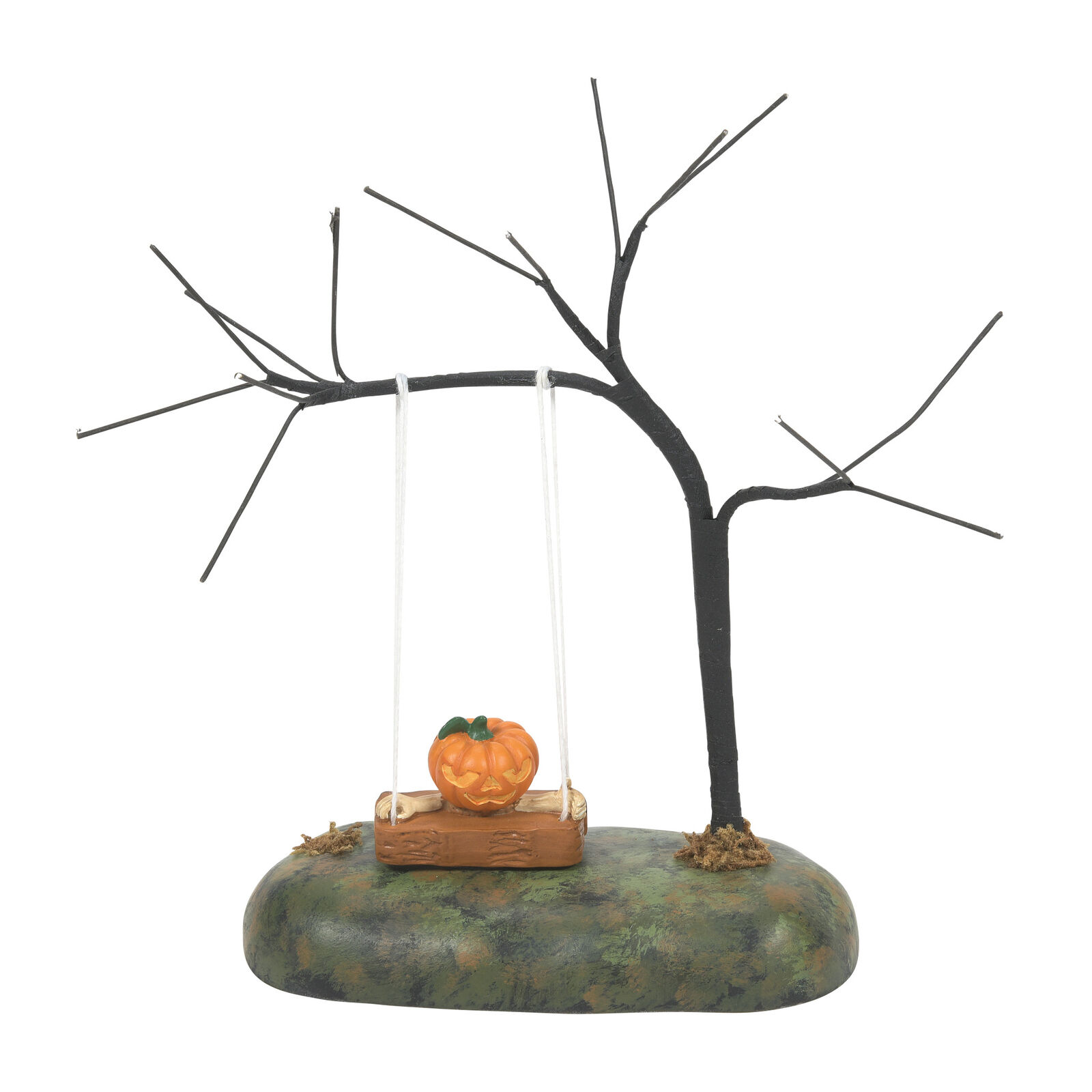 Department 56 Village Halloween Accessories Swinging Gourd Animated Figure 8 In.
