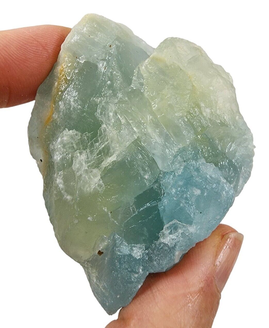 Indigo Calcite Crystal Natural Specimen 56.7 grams