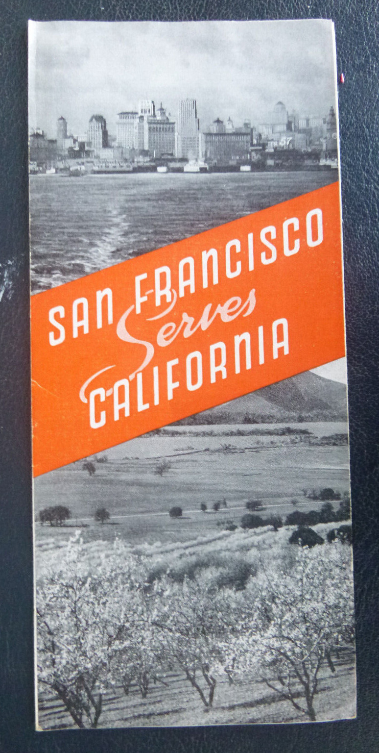 1950\'s San Francisco California  vintage brochure Commerce