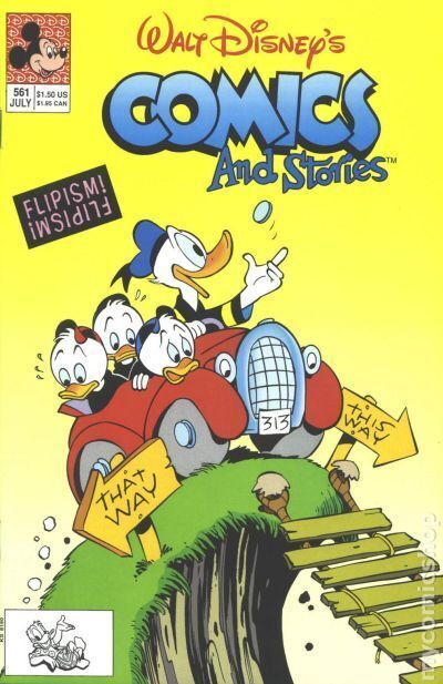 Walt Disney\'s Comics and Stories #561 FN 1991 Stock Image