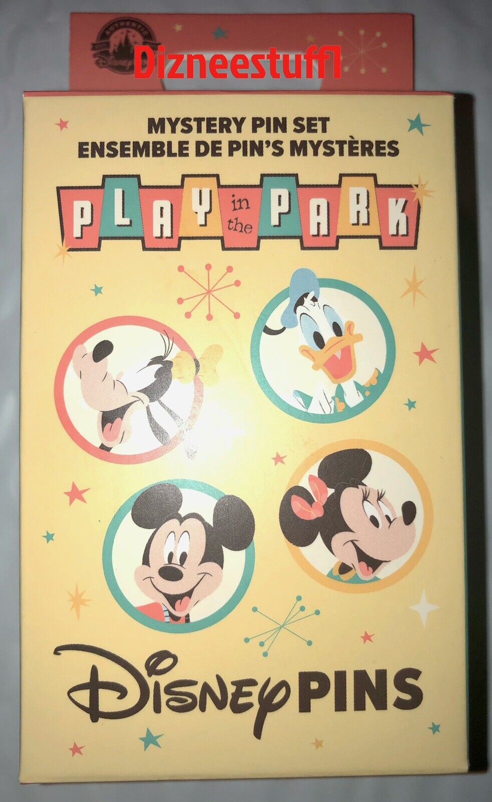 Disney Play In The Park Mickey Collection Mystery 2 Pc. Pin Blind Box Sealed NEW