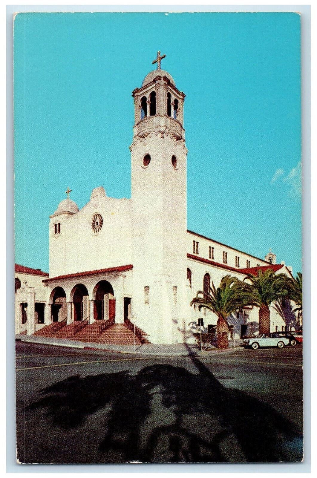 c1960\'s St. Joseph\'s Cathedral San Diego California CA Vintage Postcard