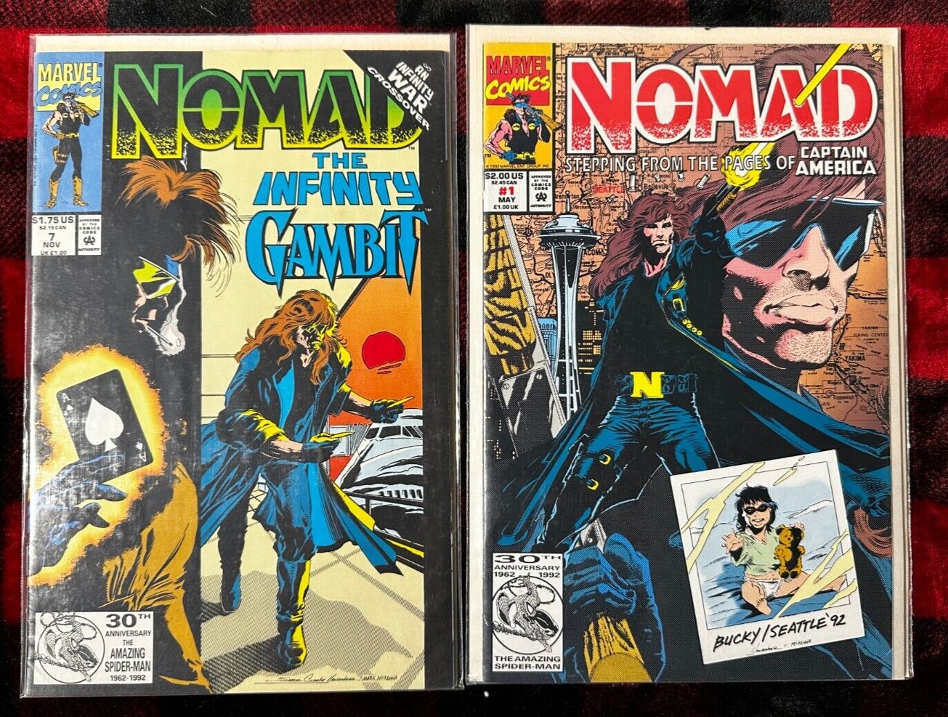 Nomad #1 Marvel Comics KEY W/ #7 Capt. America Bagged and Boarded