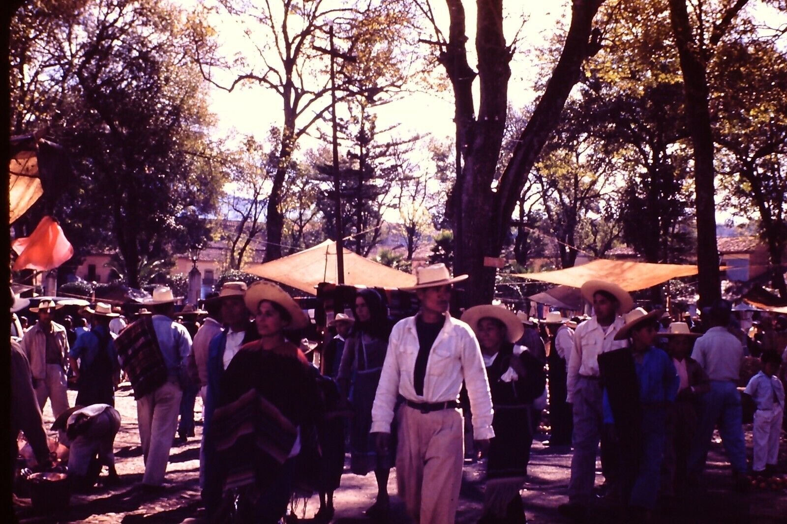 1954 Festival In December Patzcuaro Mexico Vintage 35mm Slide 1950\'s JNA14 c