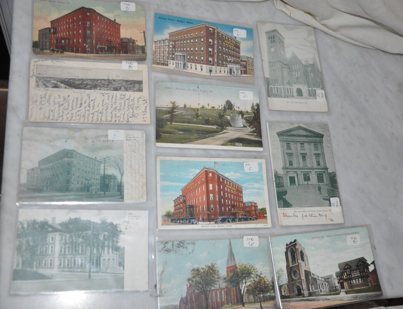 Bangor, Maine,  ME  Postcard       Lot of 11 vintage postcards     READ