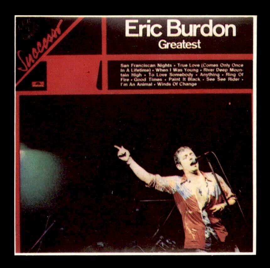 1981 Panini Discorama #109 Eric Burdon NM