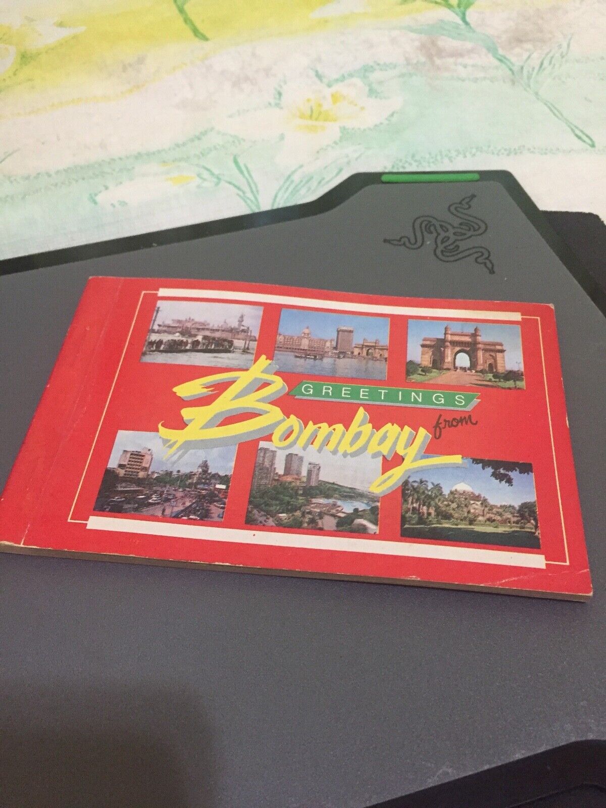 Lot of 18 Vintage Greetings Bombay Postcards Aibani Greetings Complete Booklet