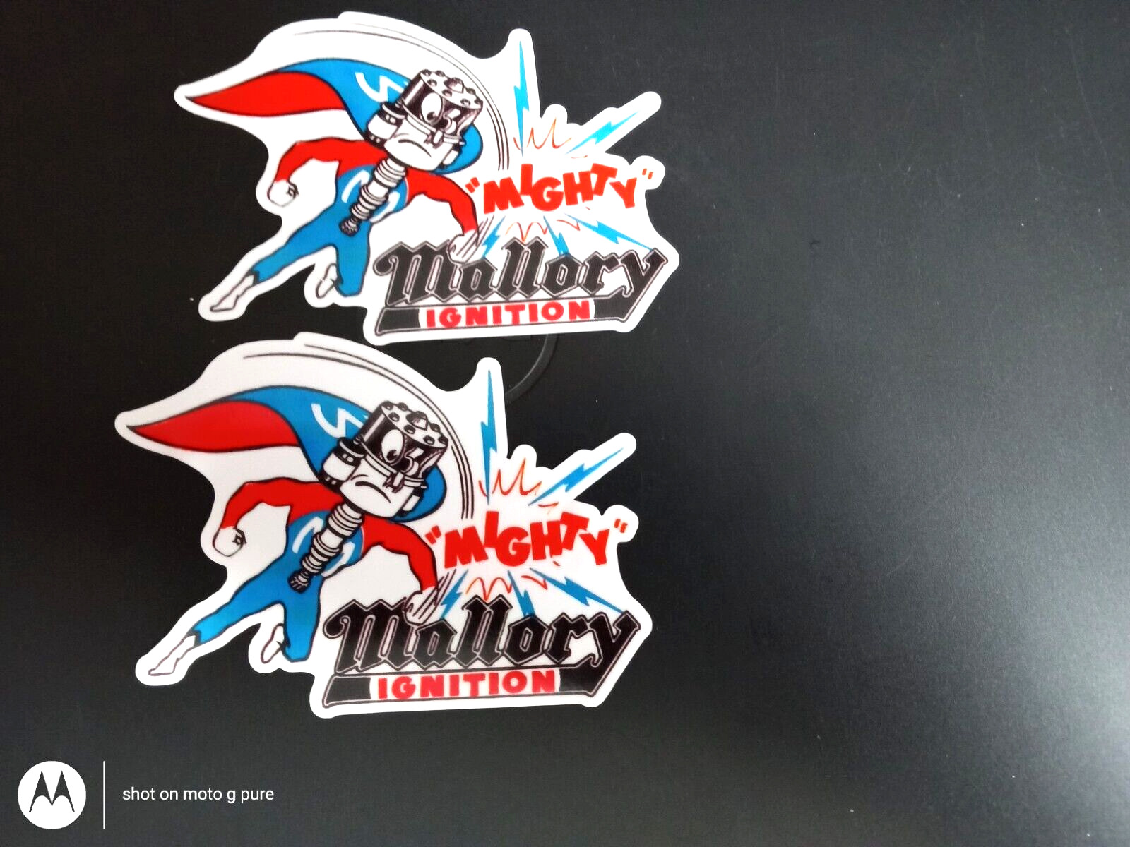 Mallory Ignition Stickers Sold In Lots Of (2) At $7.85 With 
