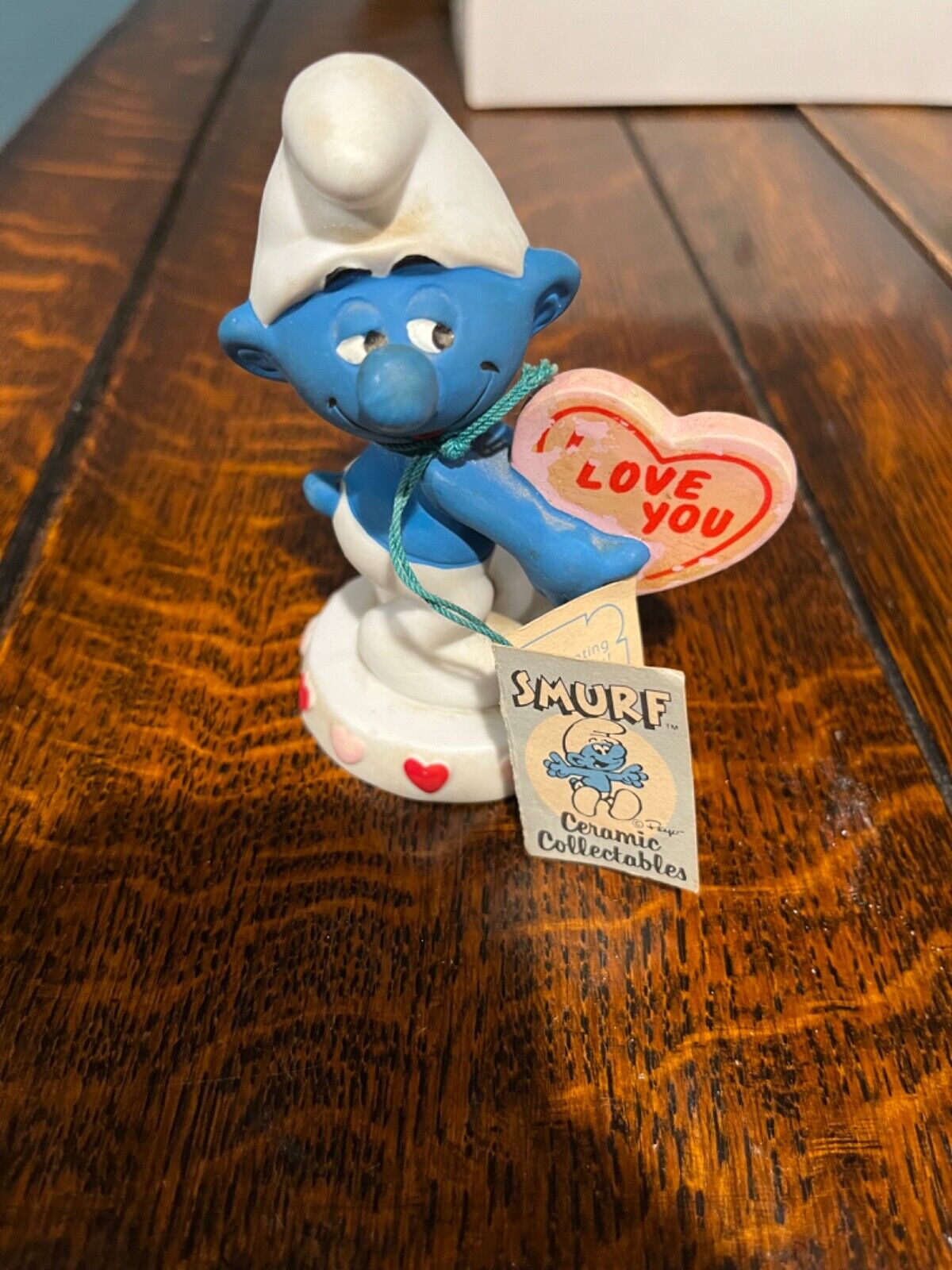 Smurf Ceramic Collectible- I love you