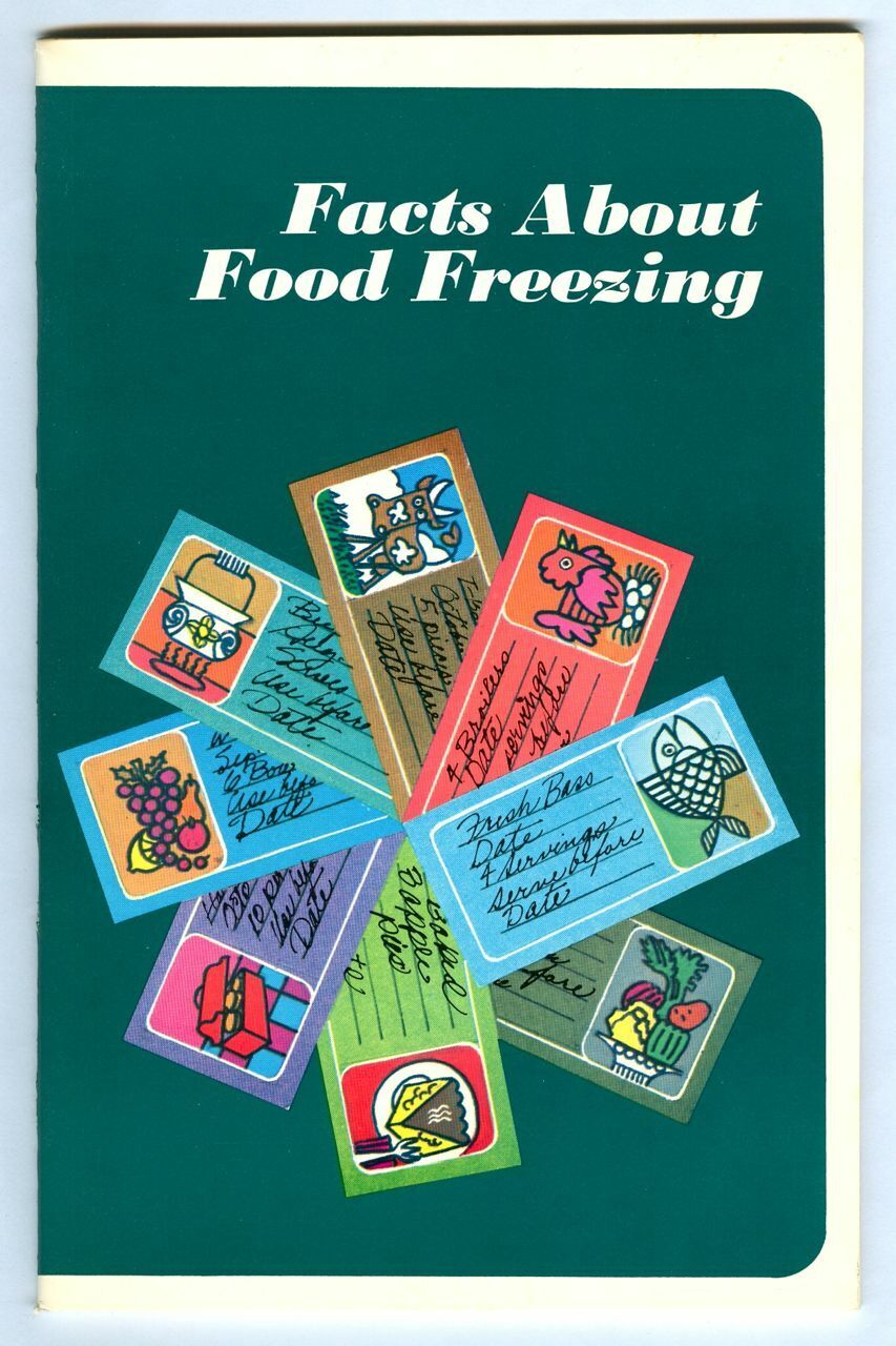 Vintage 1970s FACTS ABOUT FOOD FREEZING Booklet (Electric Energy Association)