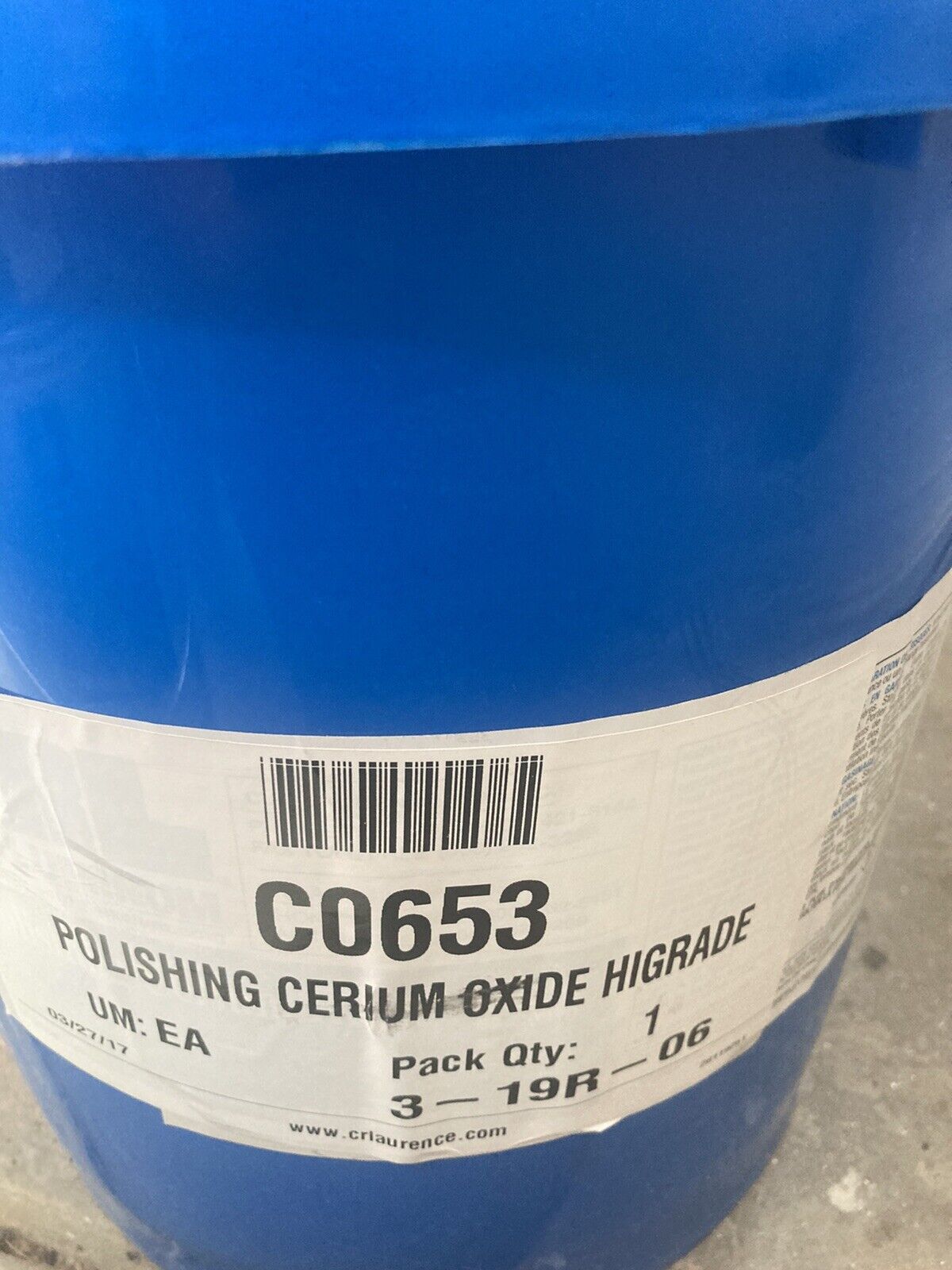 4oz - CRL CERIUM OXIDE - HiGrade Optical Glass Polishing Compound