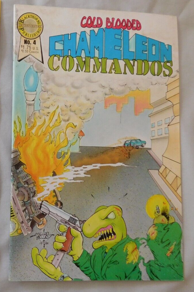 Cold-Blooded Chameleon Commandos #4 (1986 Blackthorne Publishing) VF/NM