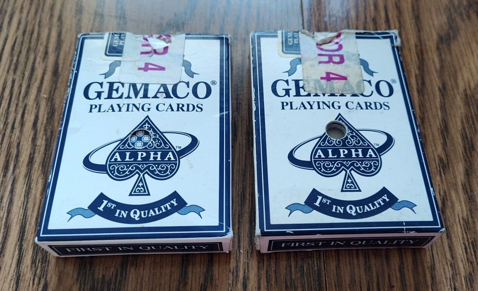 Gemaco Casino Playing Cards Greektown Detroit Michigan 2 Decks Authentic Drilled
