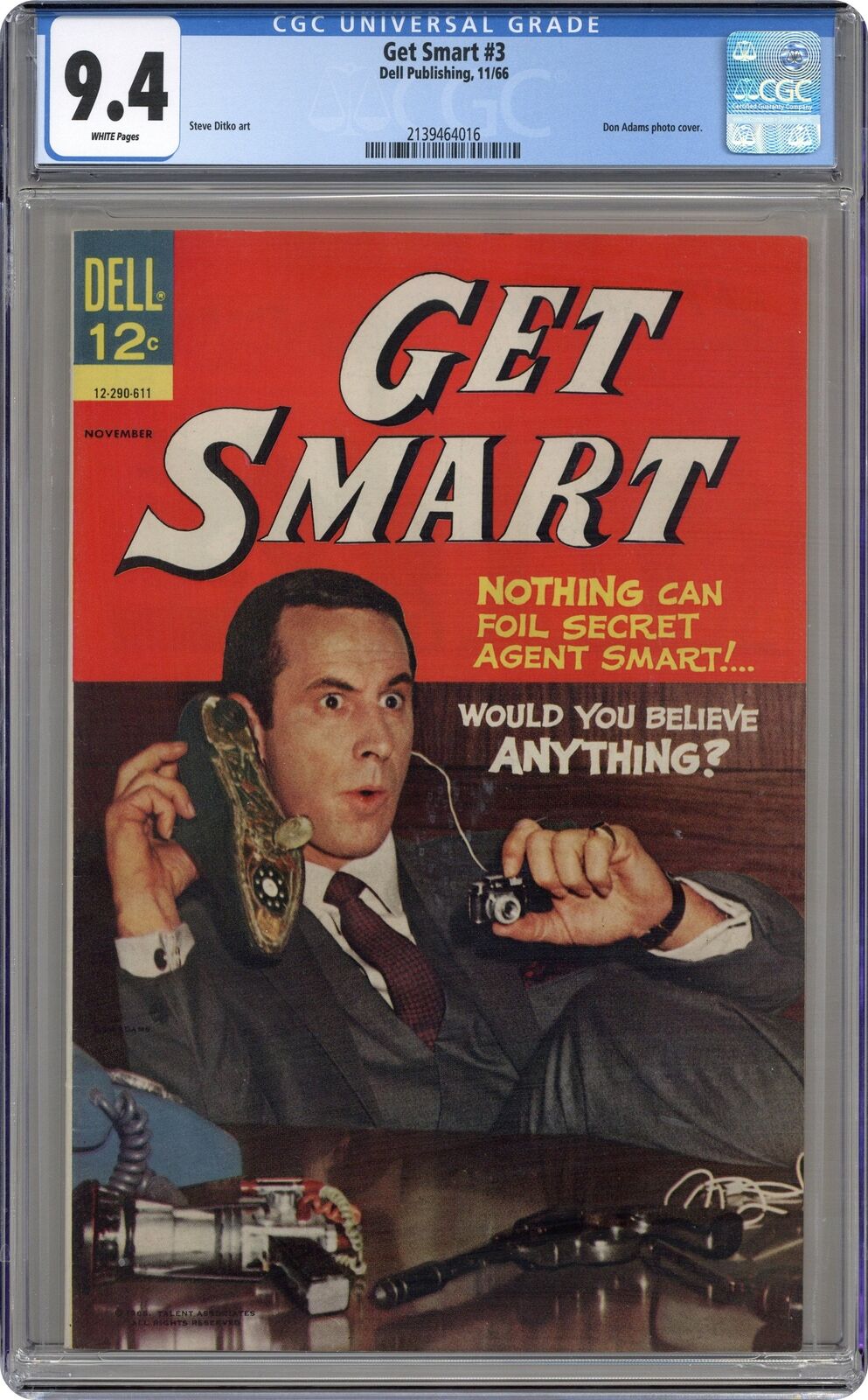 Get Smart #3 CGC 9.4 1966 2139464016