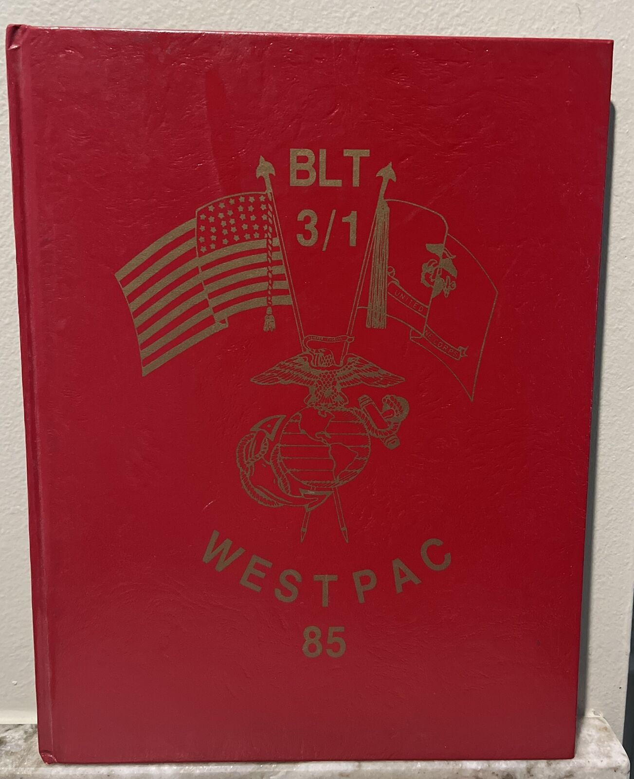 Vintage 1985 BLT 3/1 WESTPAC Cruisebook 3rd Battalion 1st Marines USMC Yearbook