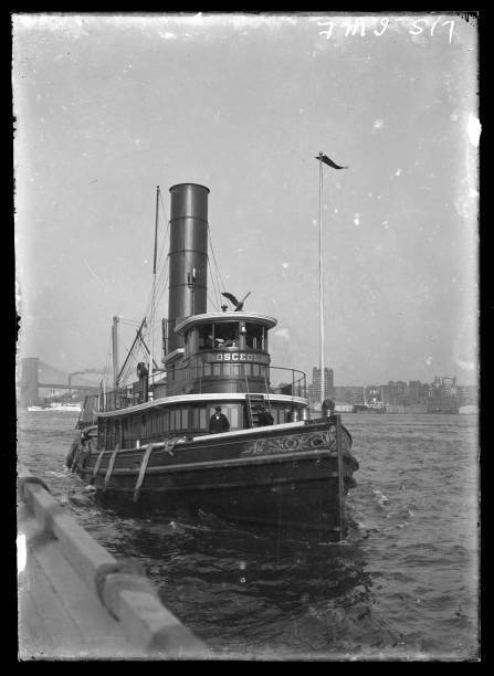 Tugboat Osceola New York NY 1908 1900 Old Photo