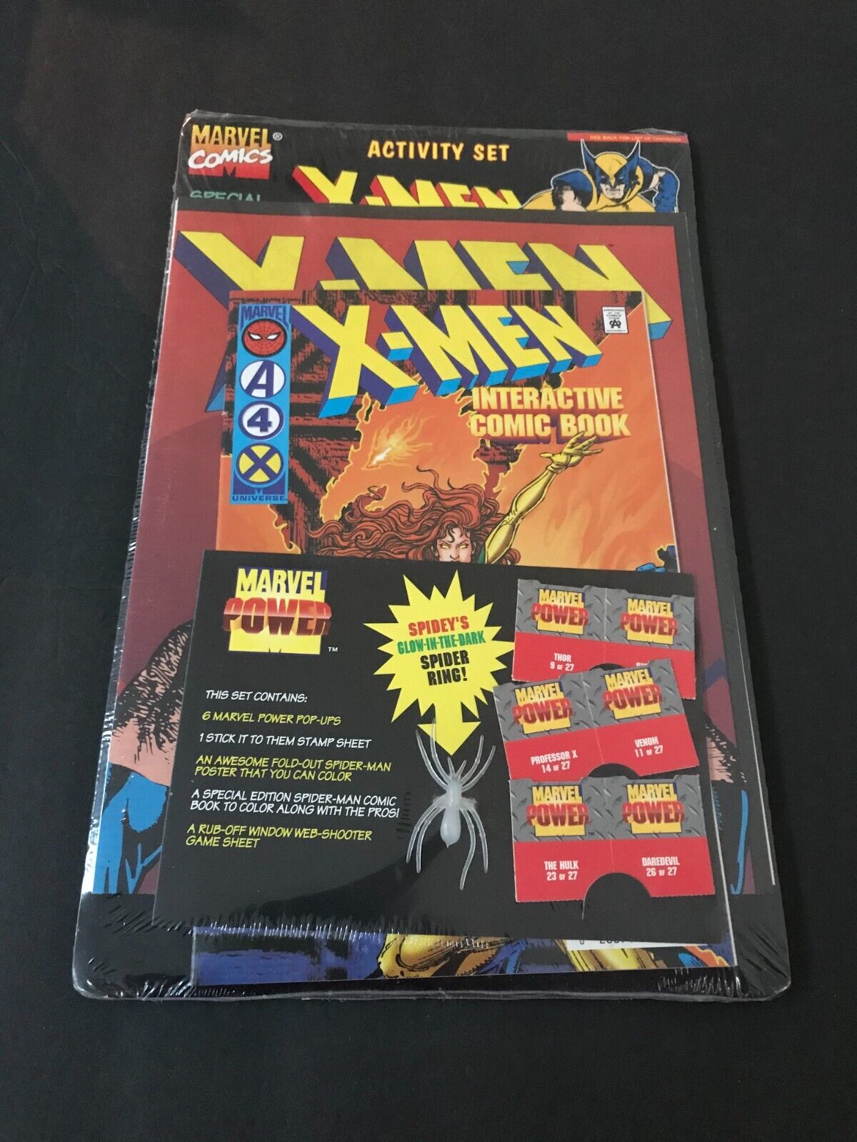 1996 X-Men Activity Set Marvel Comics Special Edition Comic Book SEALED LAST ONE
