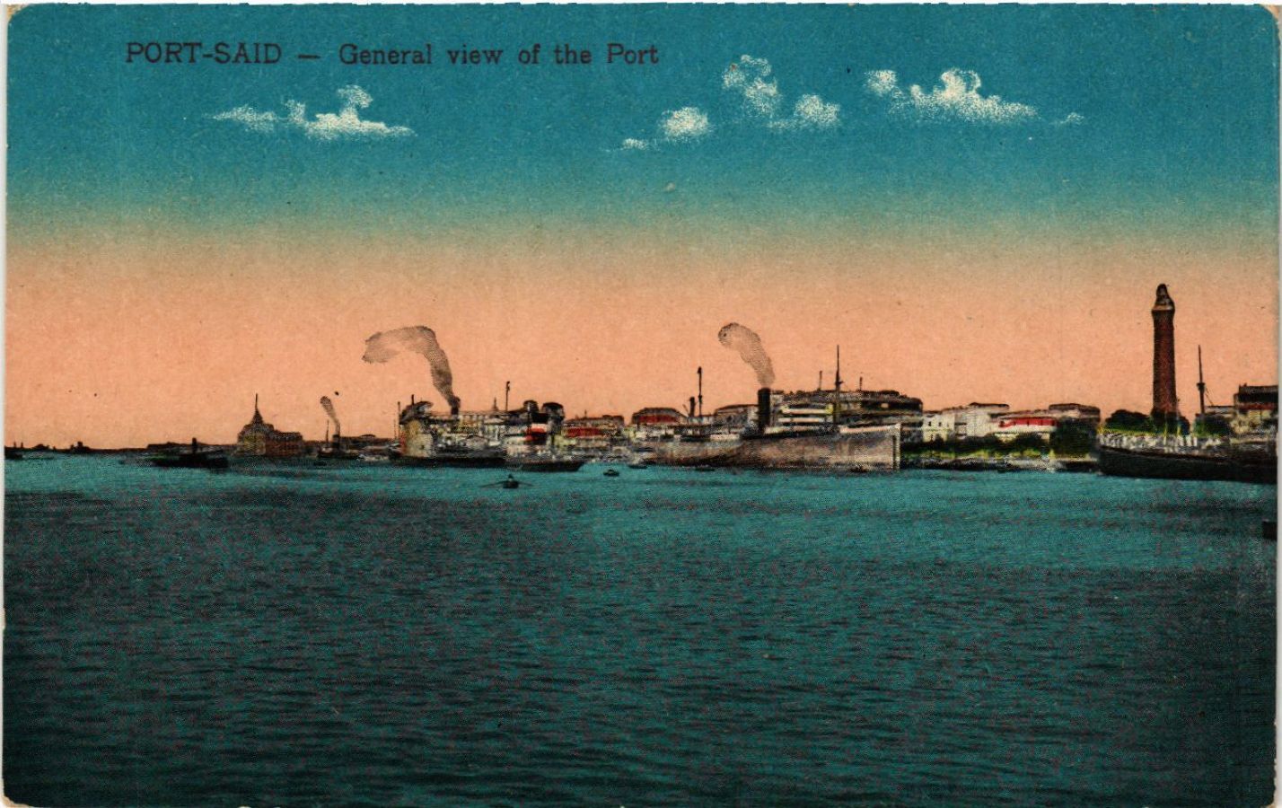 CPA PORT-SAID General view of the Port (444608)