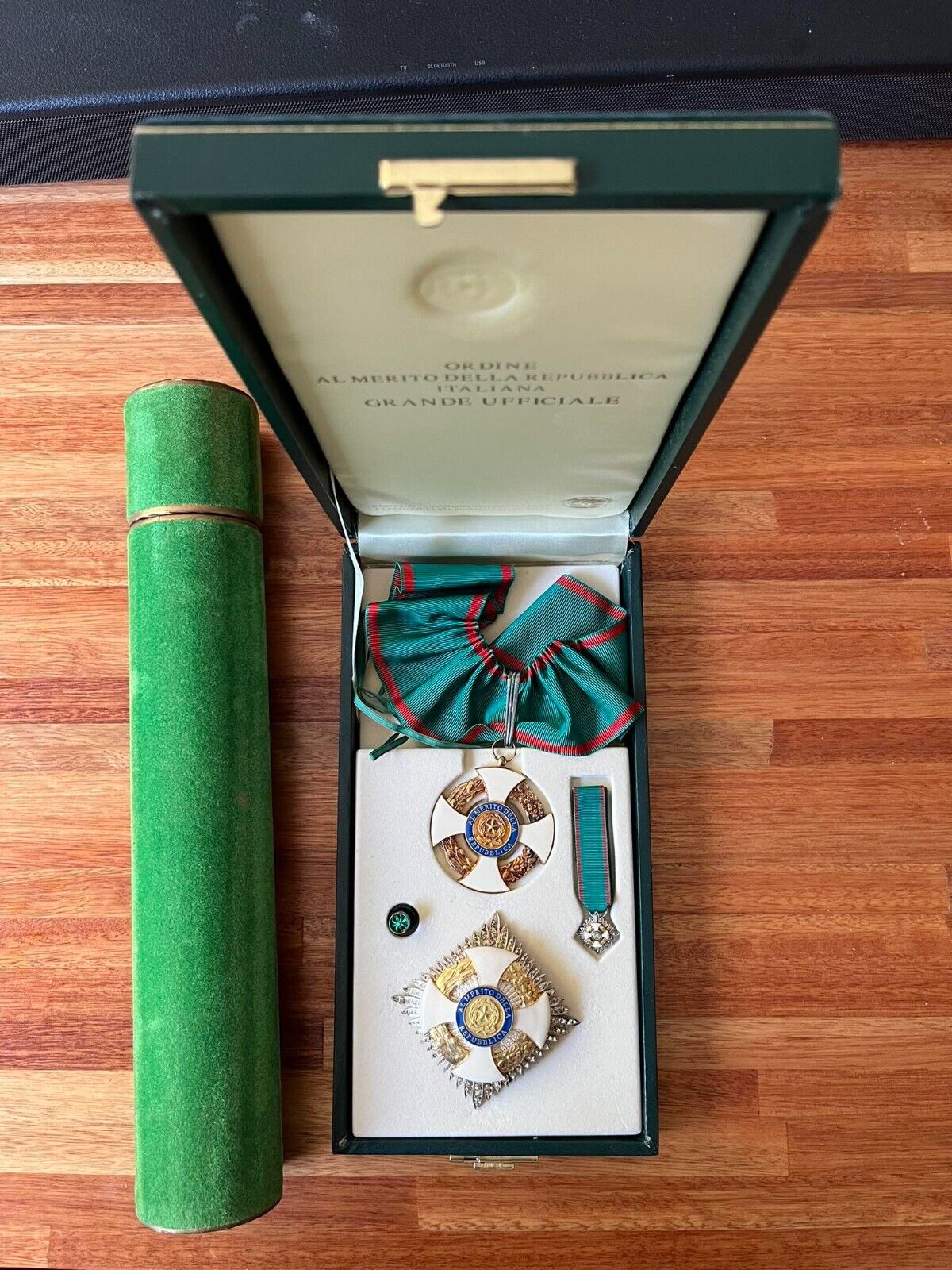 Original Italy Republic Order of Merit GRAND OFFICER w/ diploma
