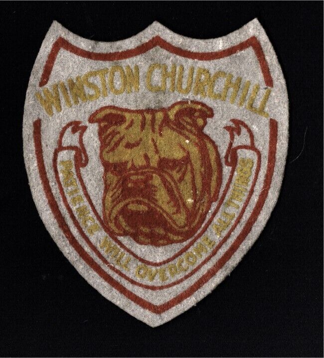 WW2 Home Front Winston Churchill Bulldog 4 5/8\