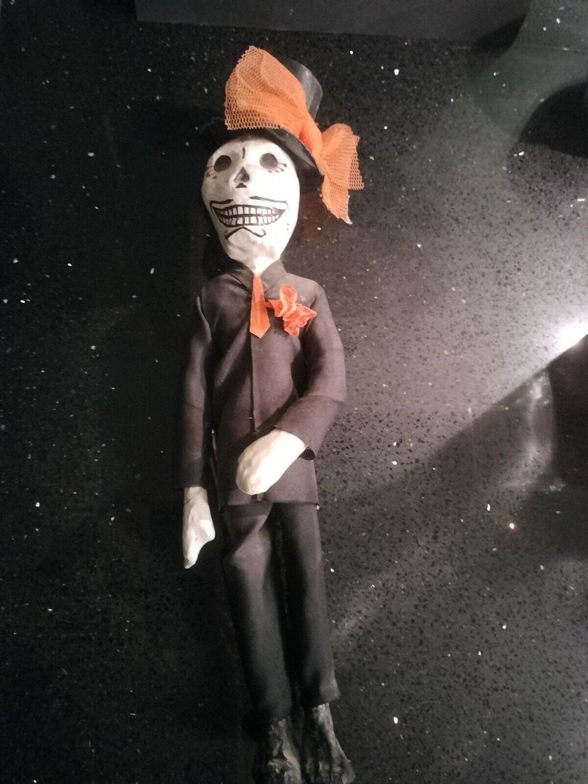 Vintage Day of the Dead Paper Maché Catrina Groom 15\