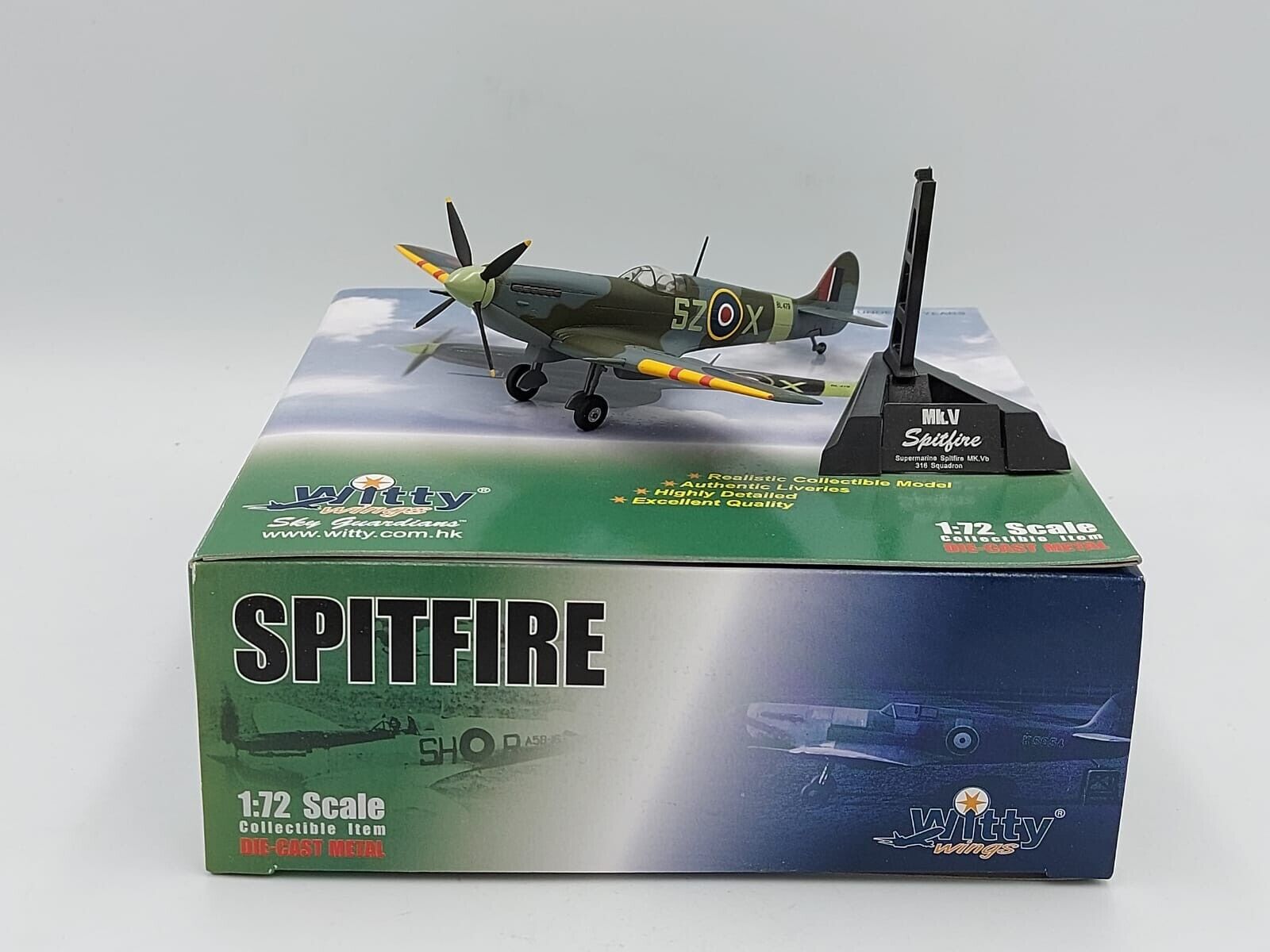 Royal Air Force Spitfire MK.V, RAF 316 Squadron Witty Wings WTW-72-022-005