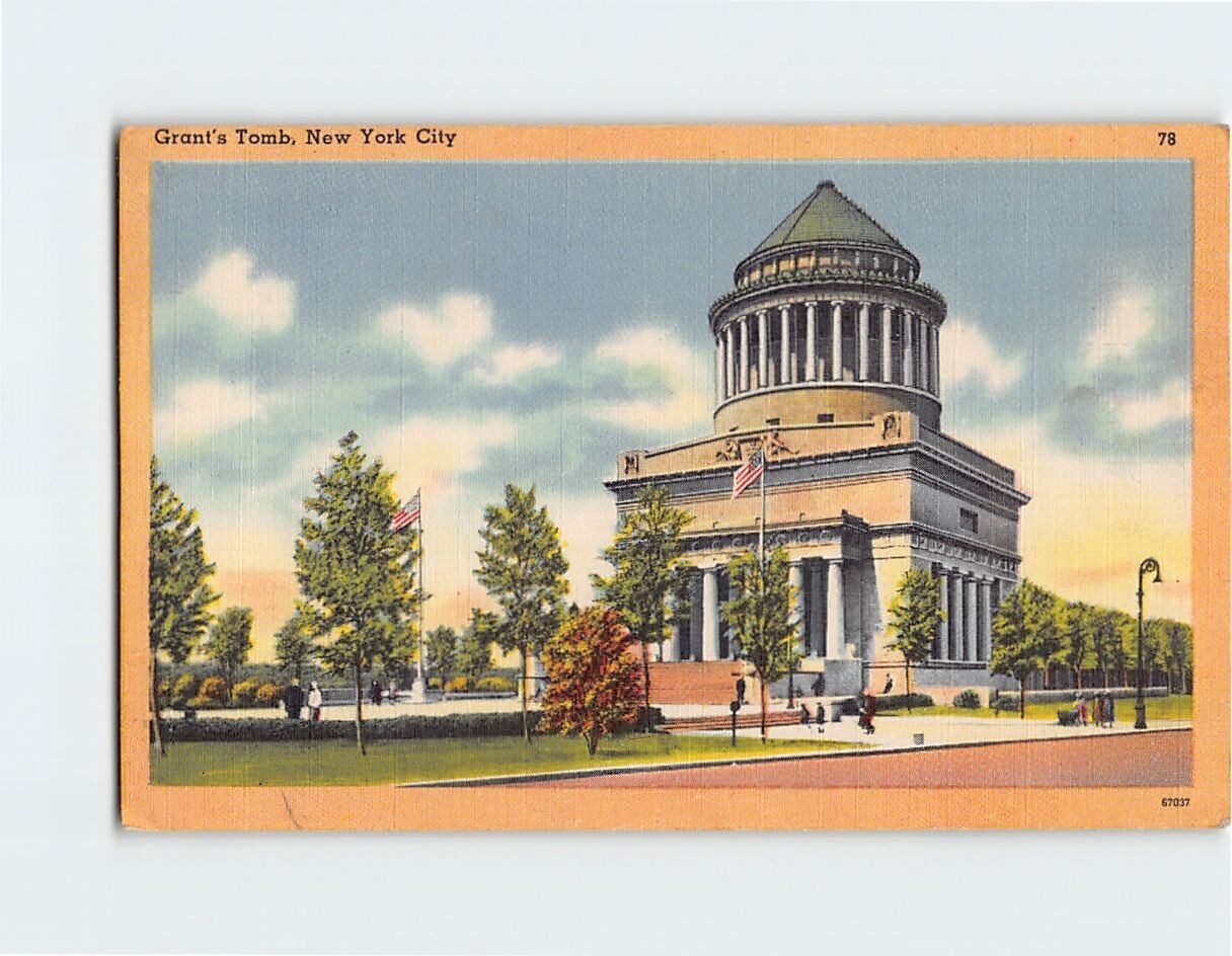 Postcard Grant's Tomb New York City New York USA