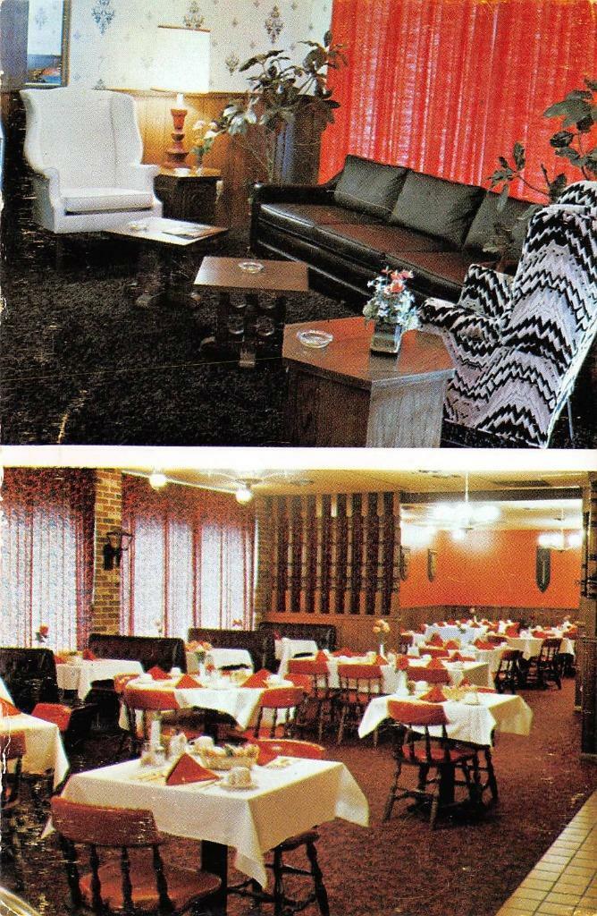 NEWTON, IA Iowa  HOLIDAY INN Lounge~Restaurant  ROADSIDE c1960\'s Chrome Postcard