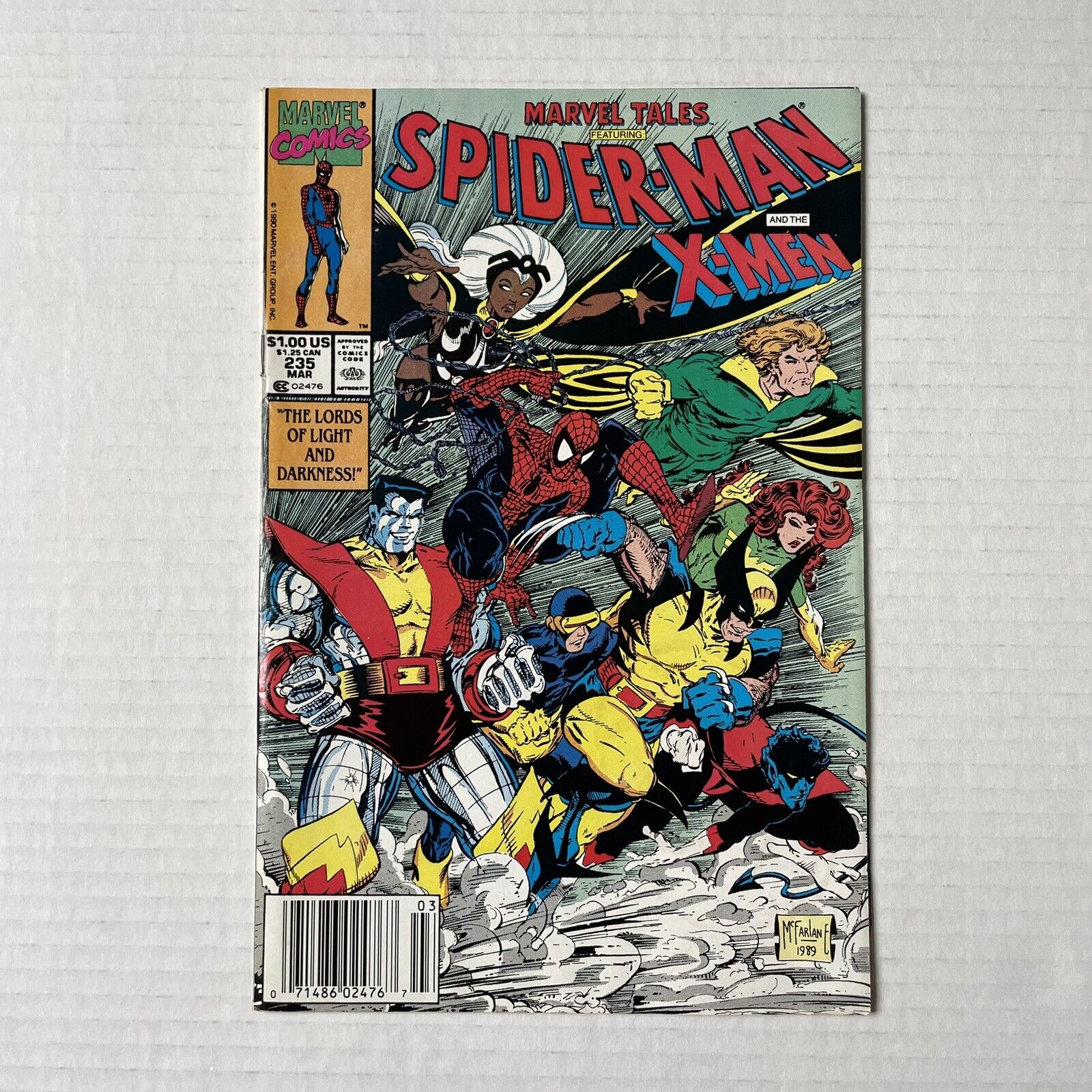 Marvel Tales #235 (1990) Mark Jewelers Insert Todd McFarlane Art