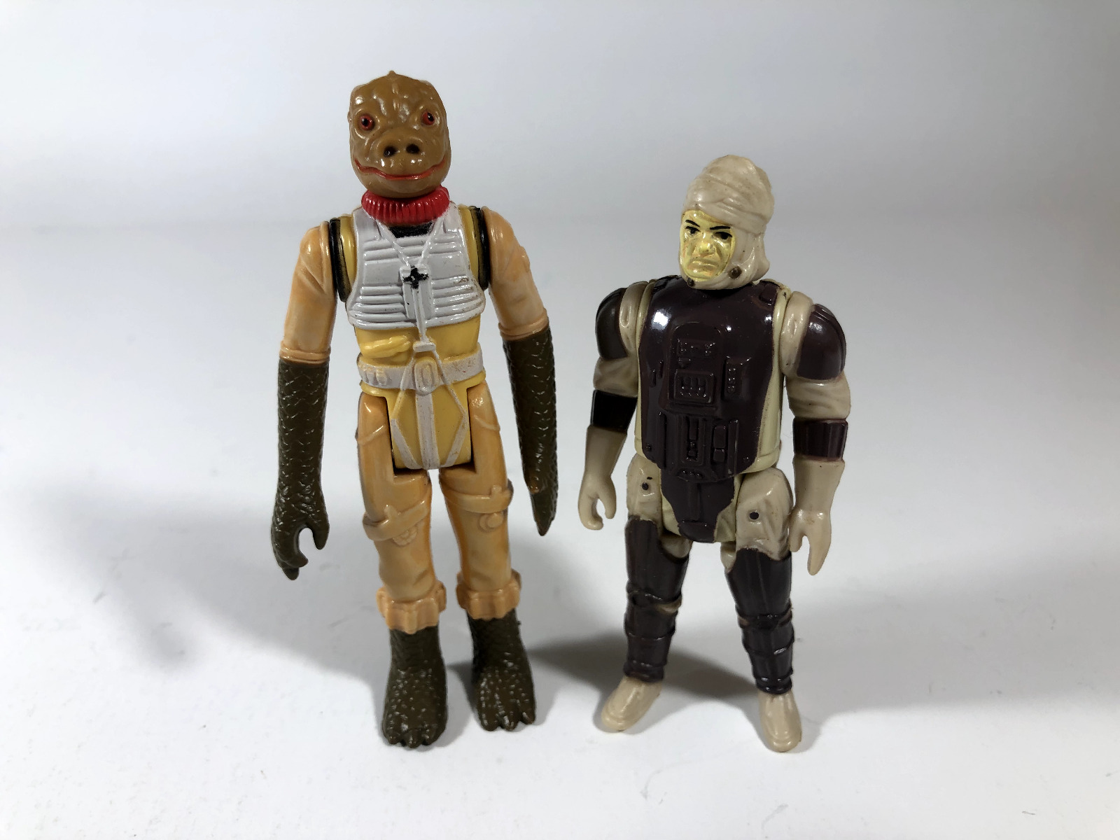 Vintage Star Wars Bounty Hunters Bossk and Dengar 1980 Kenner Action Figures