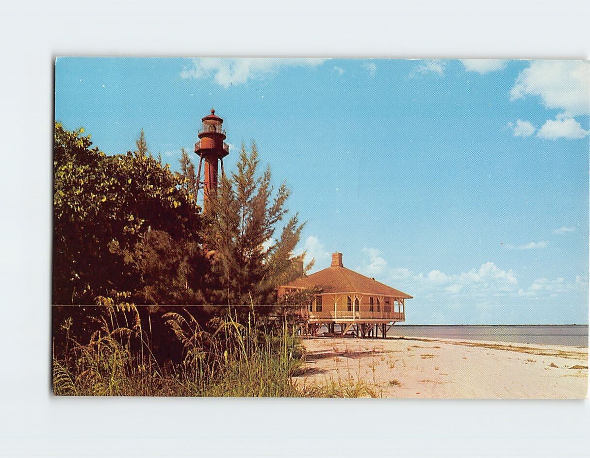 Postcard Lighthouse Point on Tropical Sanibel Island, Sanibel, Florida