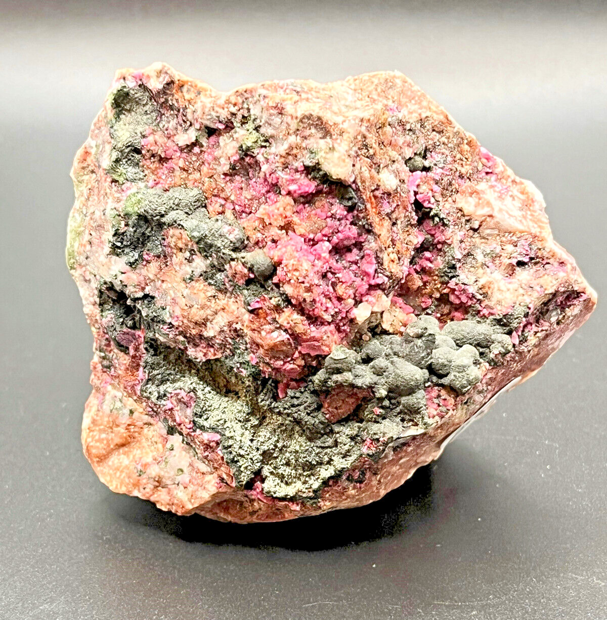 290G Natural Pink Cobaltocalcite Malachite Crystal Mineral Specimen Garden