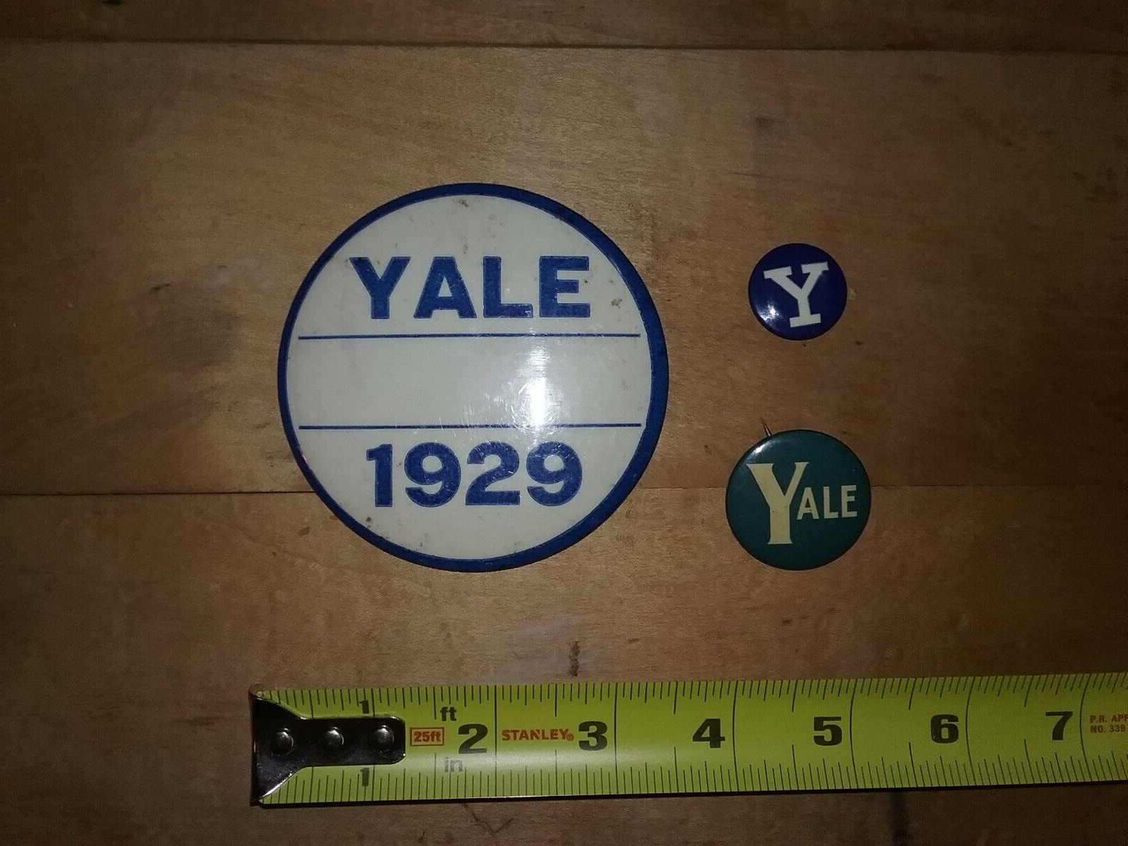 Lot of 3 Yale University Vintage Pinbacks.  VGC