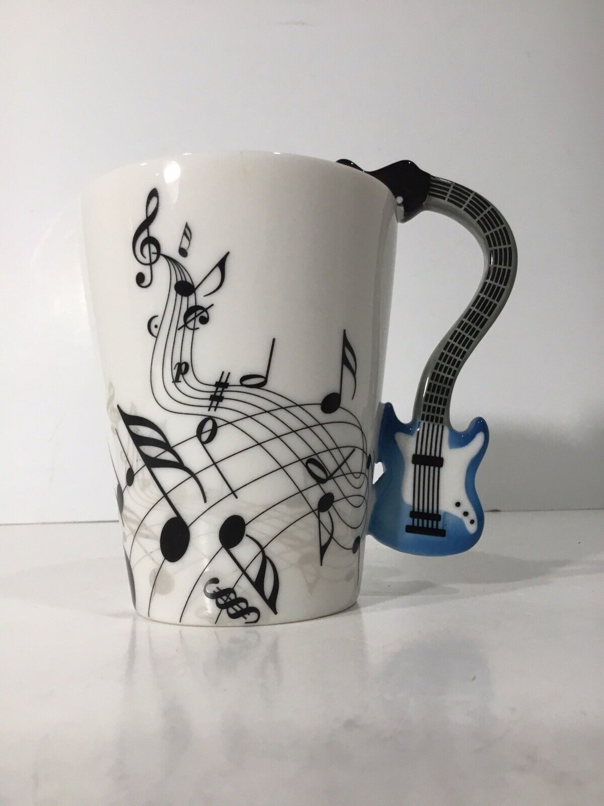 Electric Guitar Music Note Ceramic Coffee Mug