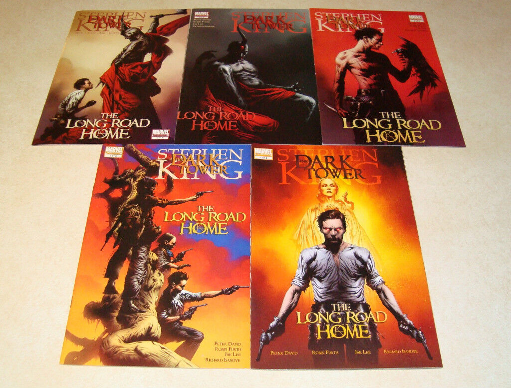 Stephen King Dark Tower Long Road Home 1 2 3 4 5 Full Set 1st Prints