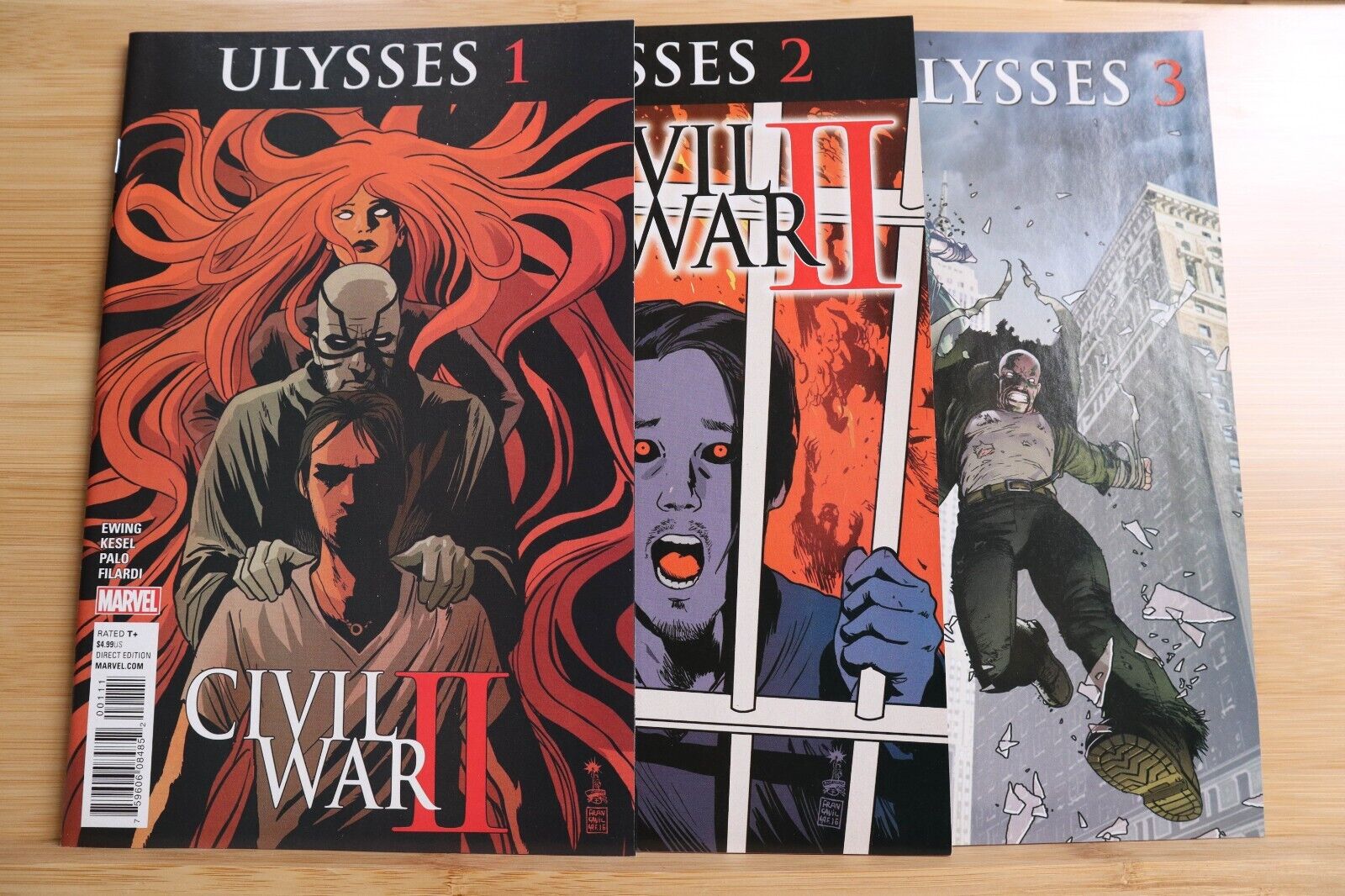 Ulysses #1-3 Civil War II Set of 3 Marvel Comics NM - 2016