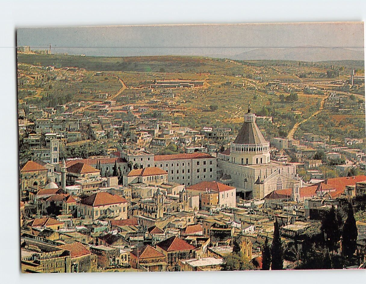 Postcard Partial View Nazareth Israel